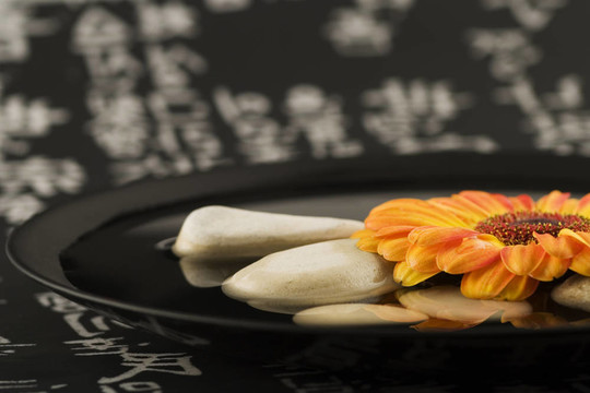 鮮花在中國背景