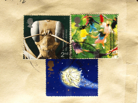 來(lái)自英國(guó)的英國(guó)郵票的范圍