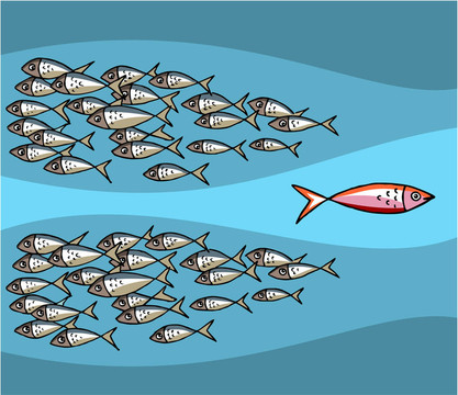 魚游潮
