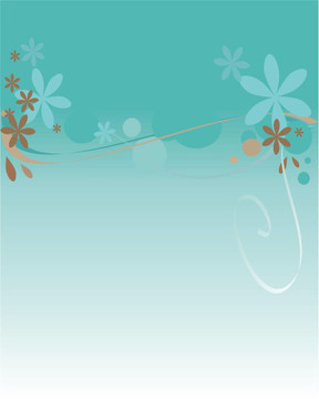 藍(lán)色的花