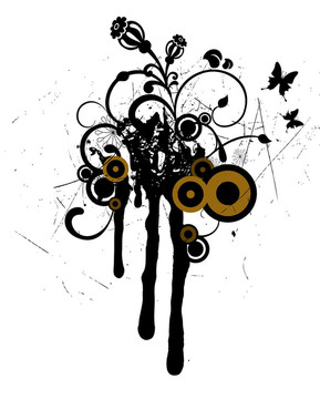 復(fù)古花的風(fēng)格