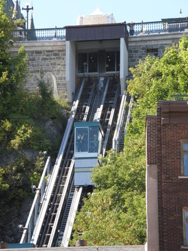 在魁北克市funiculaire