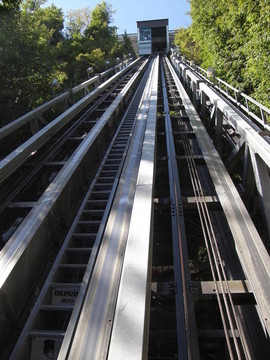 在魁北克市funiculaire