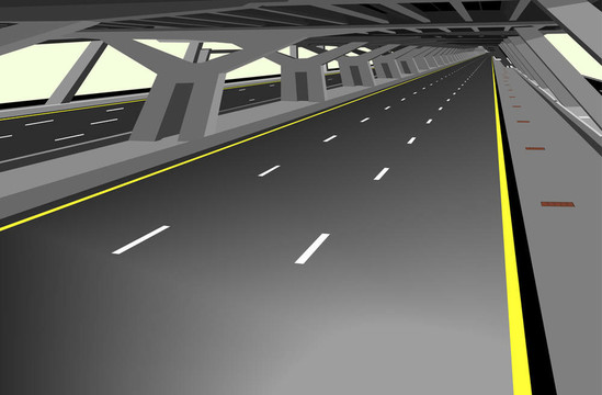 覆蓋的公路