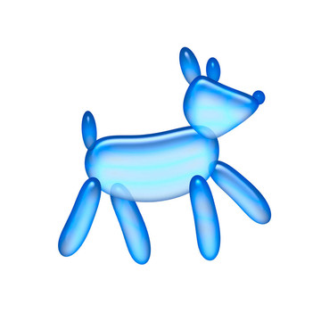 氣球動(dòng)物插畫