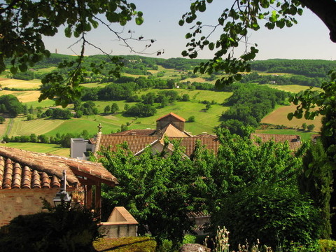 景觀；農(nóng)村；谷很多；Quercy