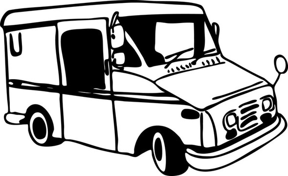 郵政車圖