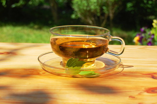 花園里的一杯茶