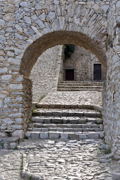 納夫普利奧城堡（Palamidi）在希臘peloponissos；