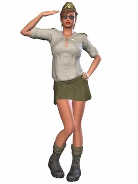 軍辣妹