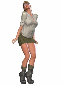 軍辣妹