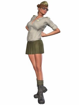 軍辣妹