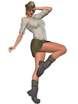 軍辣妹