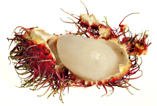 打開(kāi)紅毛丹