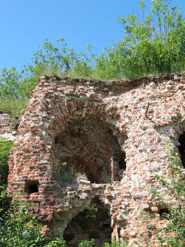 schlisselburg要塞附近的圣彼得堡遺址；俄羅斯