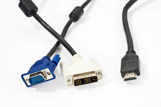 VGA DVI和HDMI連接器；