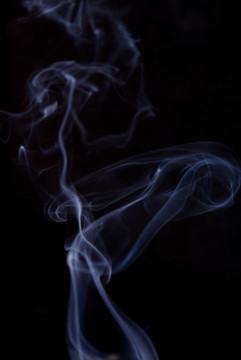 彩色的煙縷