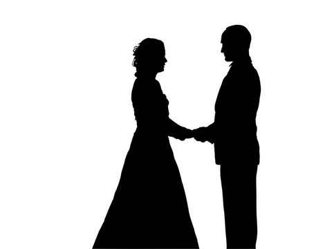 婚禮的夫婦