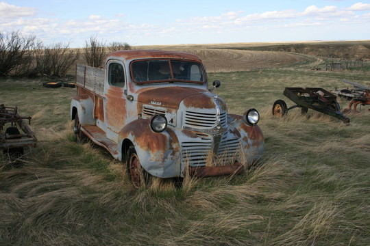 老式的道奇卡車(chē)