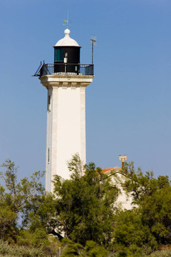 gacholle燈塔；公園區(qū)域de Camargue；普羅旺斯；法國(guó)