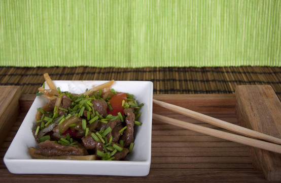 中國牛肉蔬菜盤