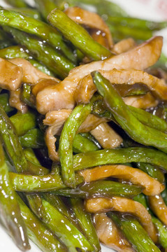 四季豆雞肉條