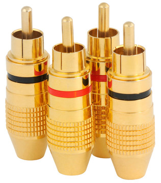 四音頻連接器；