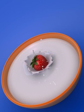 草莓飛濺