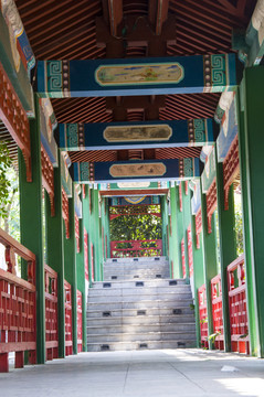 仿古建筑走廊