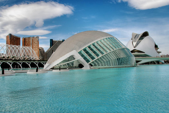 Ciudad de las Artes y las Ciencias；瓦倫西亞；西班牙；2007三月