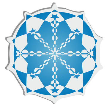 雪花貼紙