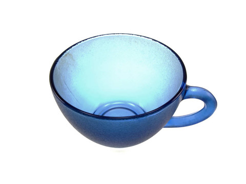 深藍(lán)色玻璃杯