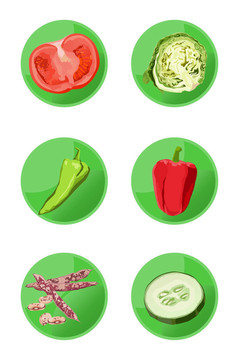 素食的圖標(biāo)