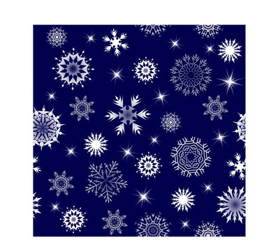 無縫的雪花