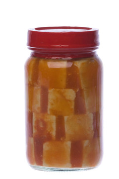 保存瓶裝豆腐分離