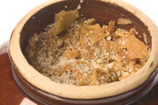 罐中保存的白菜