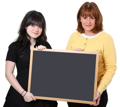 老師和學(xué)生Chalkboard