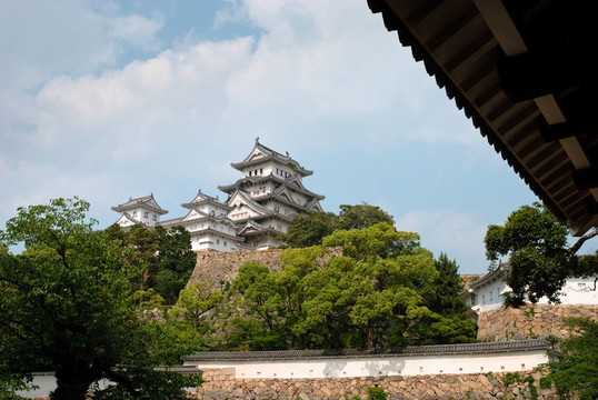 姬路城觀；日本