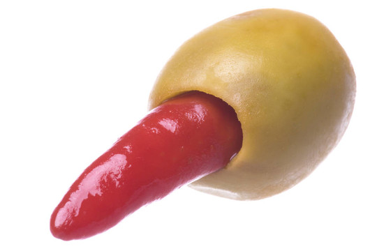 泡菜辣椒橄欖分離
