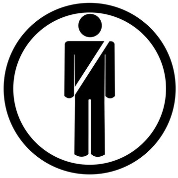 使用您的安全帶標(biāo)志或符號(hào)-插圖