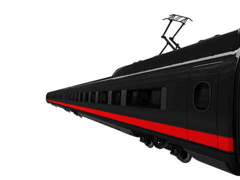 黑色列車隔離視圖