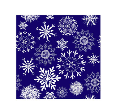 無縫的雪花背景