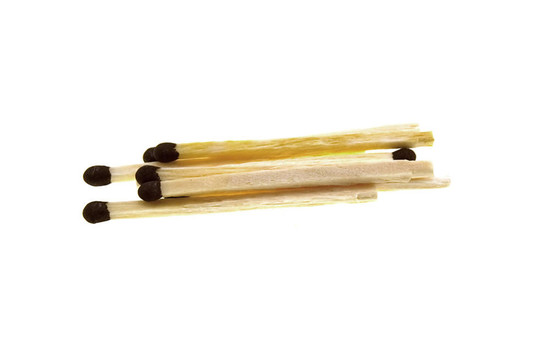 一些與褐色頭的火柴