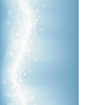 淡藍色的散焦燈；燈點