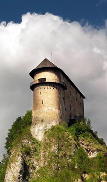 在高高的巖石- Orava Castle要塞