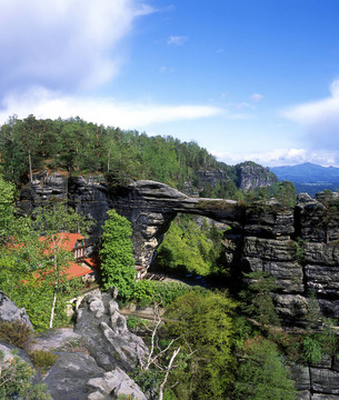 pravcicka門；Ceskosaske Svycarsko；捷克共和國(guó)
