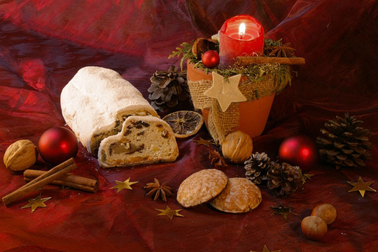weihnachtliches stillleben