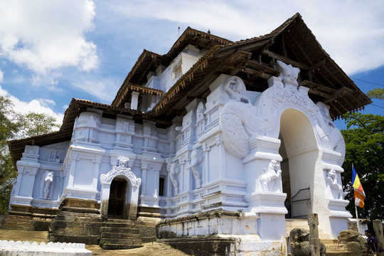 lankathilaka viharaya寺；Kandy；斯里蘭卡