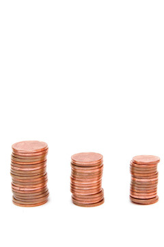 白色的金幣城堡