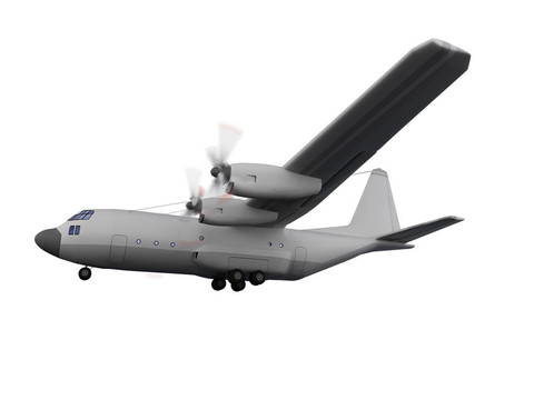 軍用飛機隔離視圖